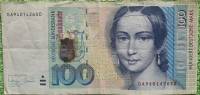 (1996) Банкнота Германия (ФРГ) 1996 год 100 марок "Клара Шуман"   VF